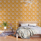 Abstract in Yellow and Cream Wallpaper Gallery Image 3