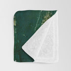 Meditate [2]: a vibrant, colorful abstract piece in bright green, teal, pink, orange, and white Throw Blanket Gallery Image 3