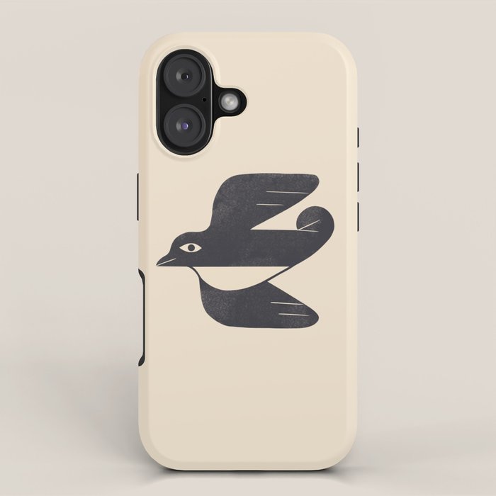 Minimal Blackbird No. 4 iPhone Case Gallery Image 1