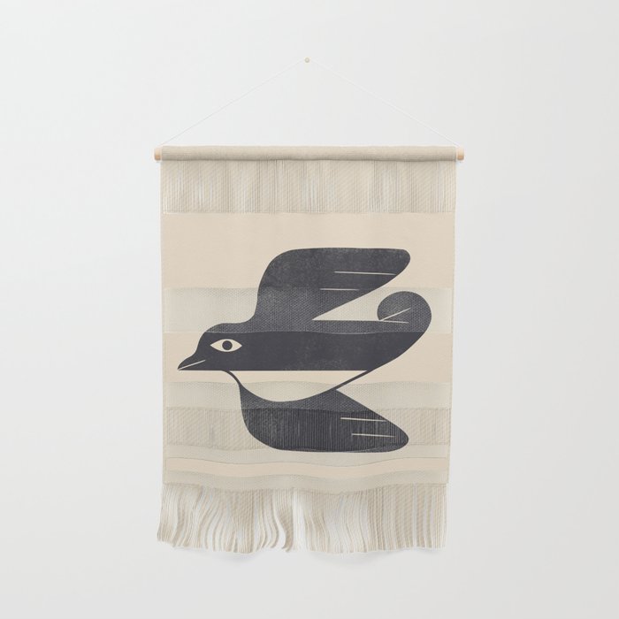 Minimal Blackbird No. 4 Wall Hanging Gallery Image 1