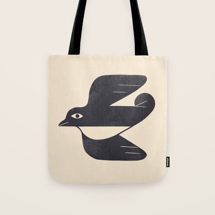Minimal Blackbird No. 4 Tote Bag Gallery Image 1