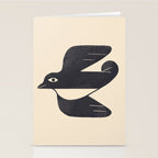 Minimal Blackbird No. 4 Stationery Card Gallery Image 2