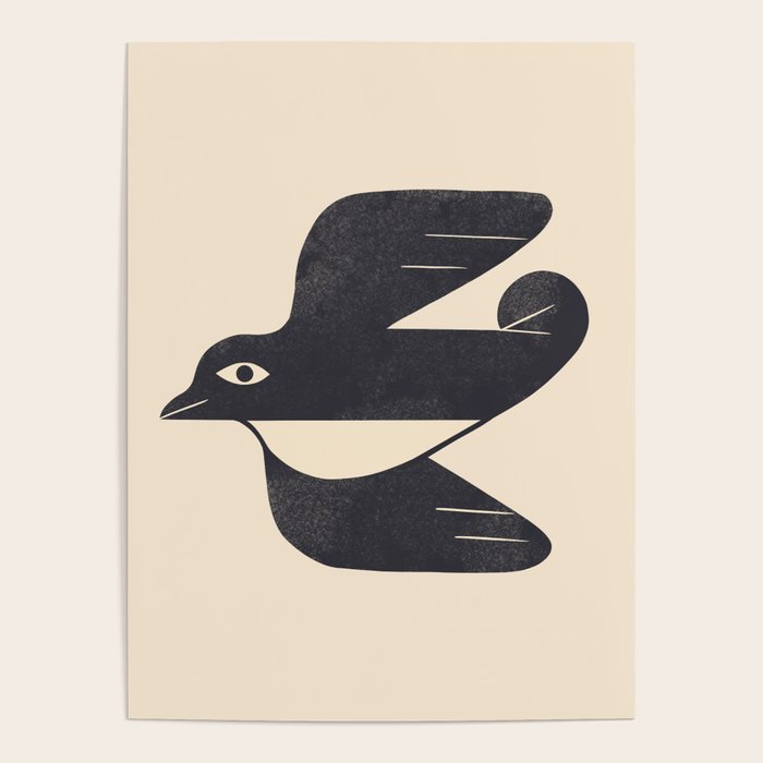 Minimal Blackbird No. 4 Poster Gallery Image 4
