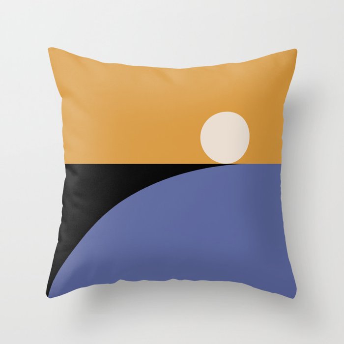 Simplistic Landscape XXIV Throw Pillow Gallery Image 1