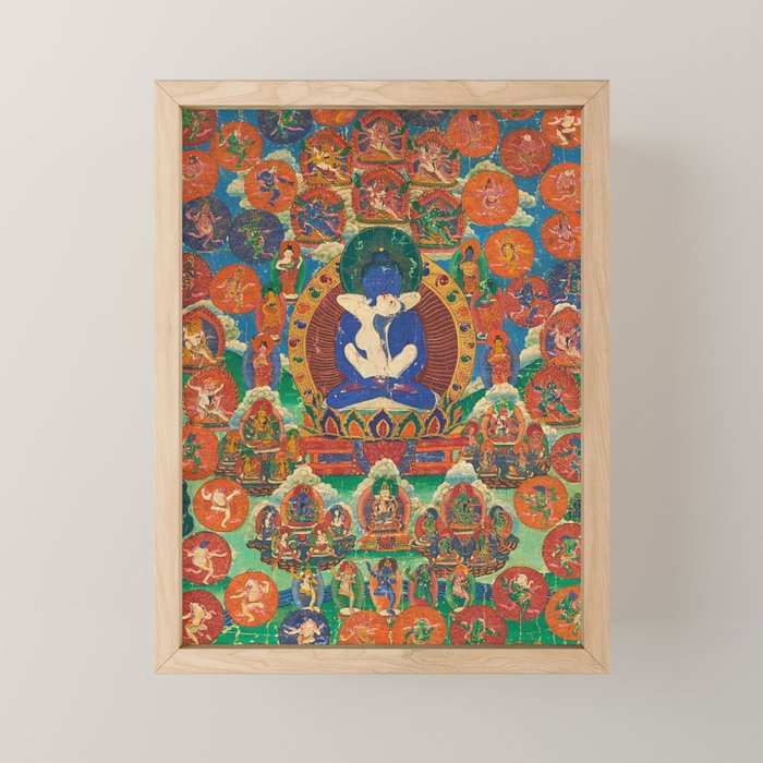 Mahayana Buddhist Samantabhadra Yab Yum Mini Art Print Gallery Image 1