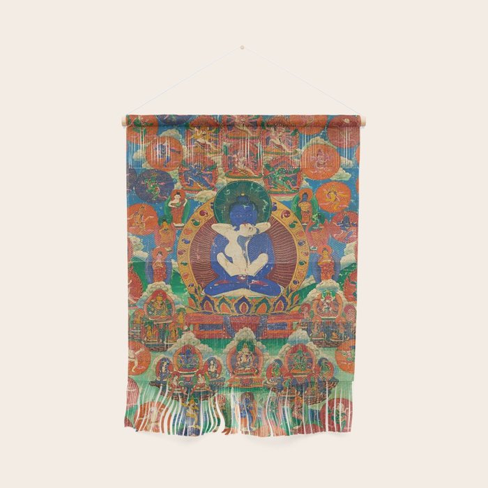 Mahayana Buddhist Samantabhadra Yab Yum Wall Hanging Gallery Image 1