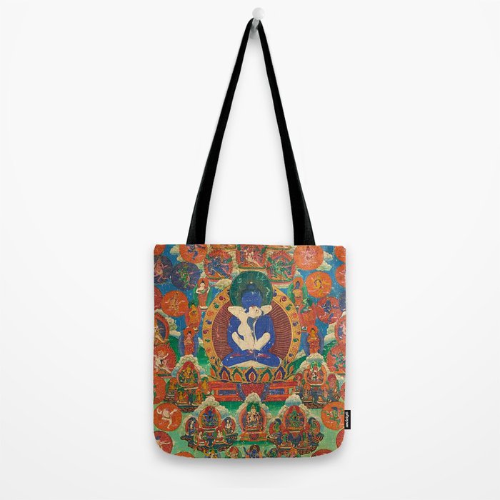 Mahayana Buddhist Samantabhadra Yab Yum Tote Bag Gallery Image 2