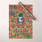 Mahayana Buddhist Samantabhadra Yab Yum Wrapping Paper Gallery Image 1
