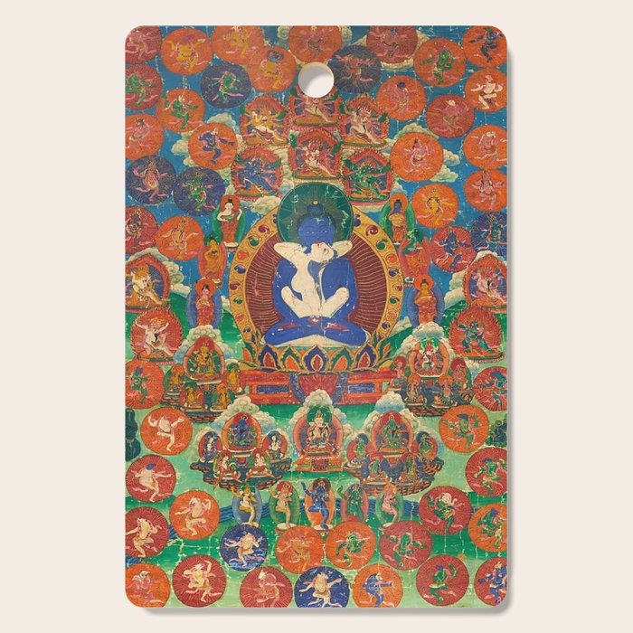 Mahayana Buddhist Samantabhadra Yab Yum Cutting Board Gallery Image 1
