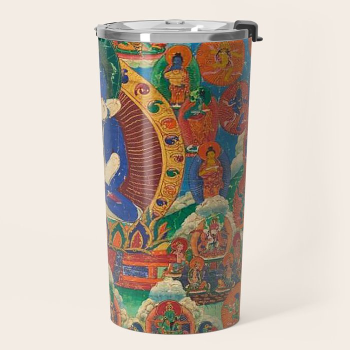 Mahayana Buddhist Samantabhadra Yab Yum Travel Mug Gallery Image 2
