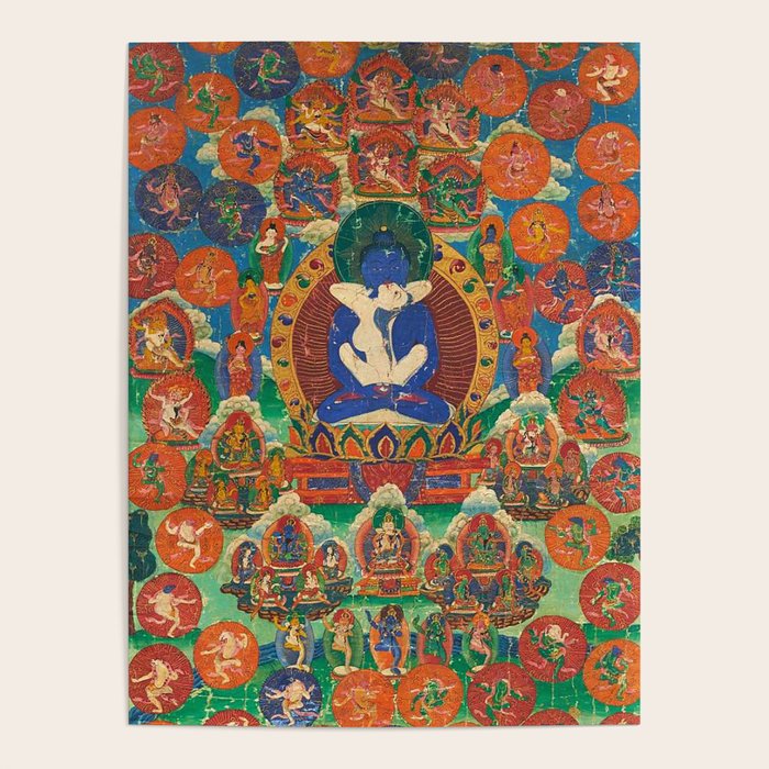 Mahayana Buddhist Samantabhadra Yab Yum Poster Gallery Image 4
