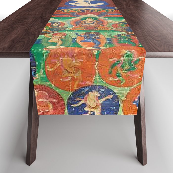 Mahayana Buddhist Samantabhadra Yab Yum Table Runner Gallery Image 1