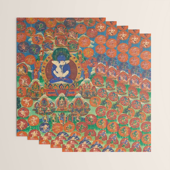 Mahayana Buddhist Samantabhadra Yab Yum Wrapping Paper Gallery Image 3