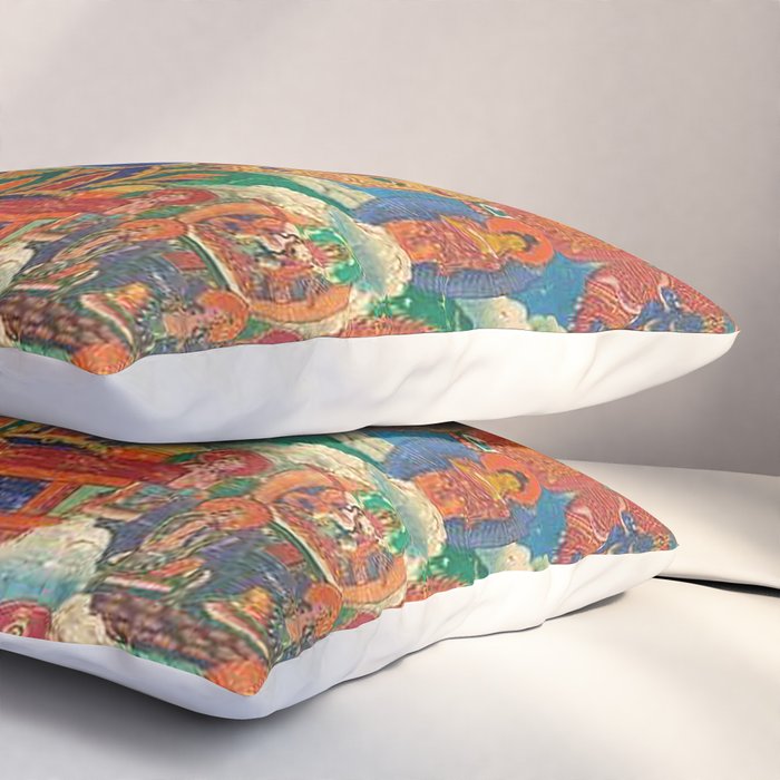 Mahayana Buddhist Samantabhadra Yab Yum Pillow Sham Gallery Image 3