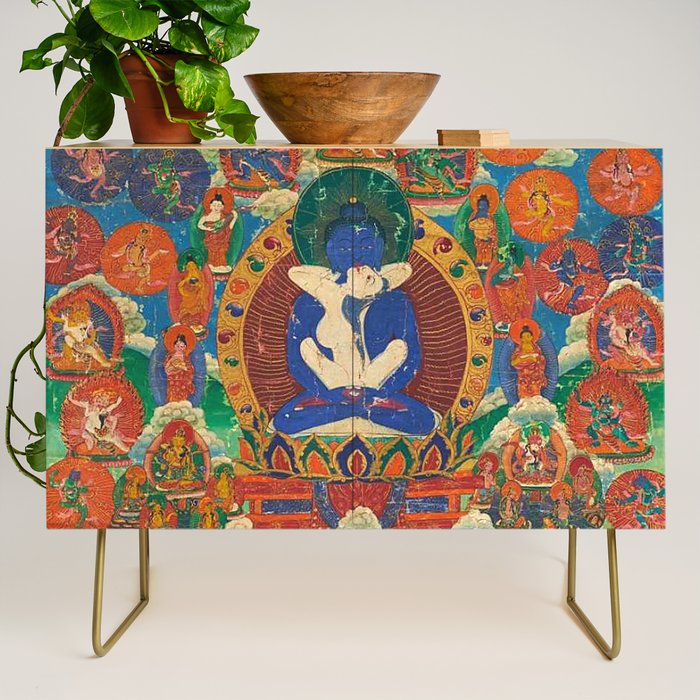 Mahayana Buddhist Samantabhadra Yab Yum Credenza Gallery Image 1