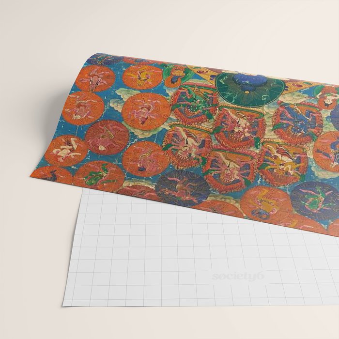 Mahayana Buddhist Samantabhadra Yab Yum Wrapping Paper Gallery Image 2