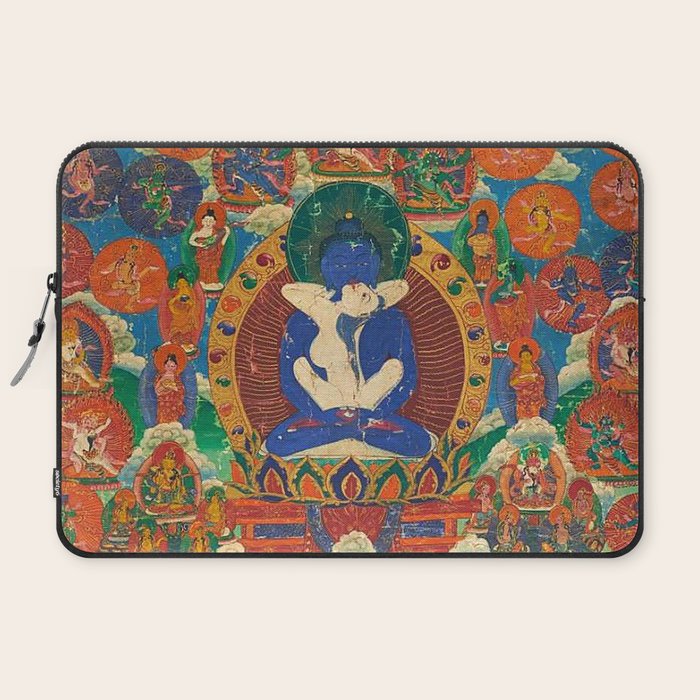 Mahayana Buddhist Samantabhadra Yab Yum Laptop Sleeve Gallery Image 2