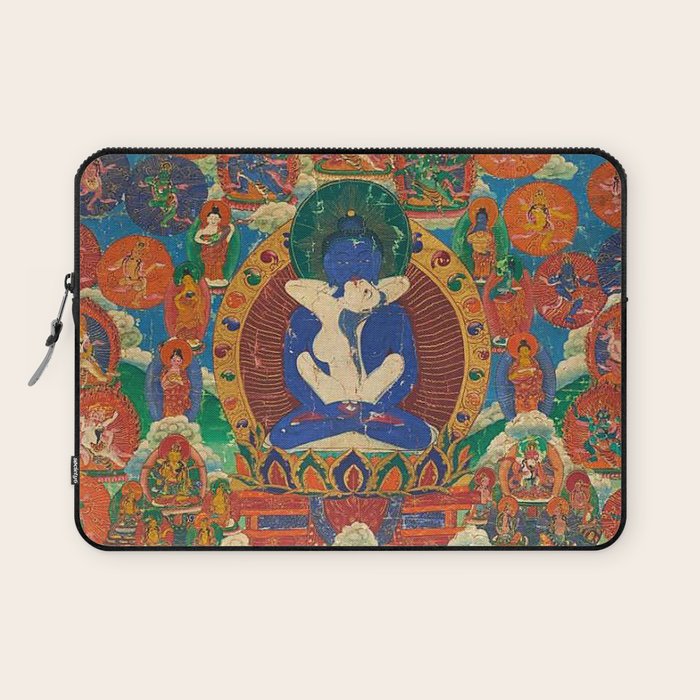 Mahayana Buddhist Samantabhadra Yab Yum Laptop Sleeve Gallery Image 1