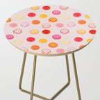 Smiling Faces Pattern Side Table Gallery Image 2