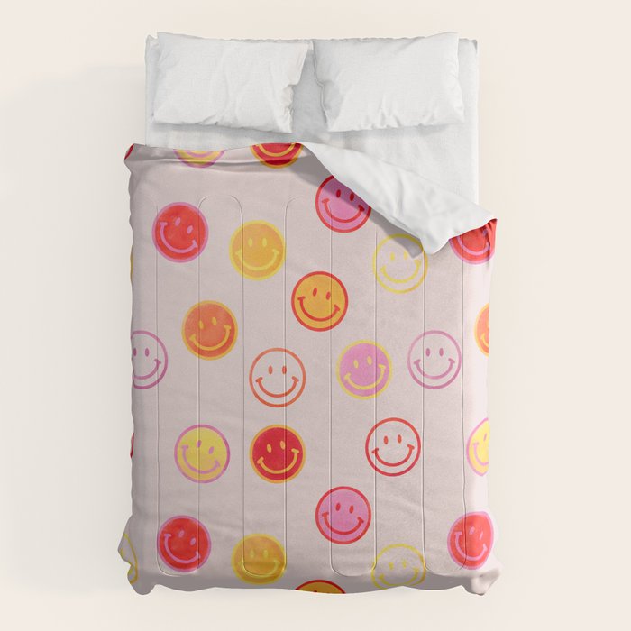 Smiling Faces Pattern Comforter Gallery Image 6