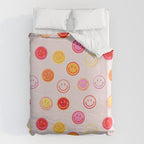 Smiling Faces Pattern Duvet Cover Gallery Image 6