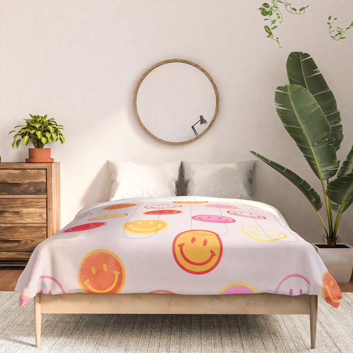 Smiling Faces Pattern Comforter Gallery Image 3