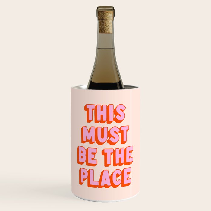 This Must Be The Place: The Peach Edition Wine Chiller Gallery Image 1