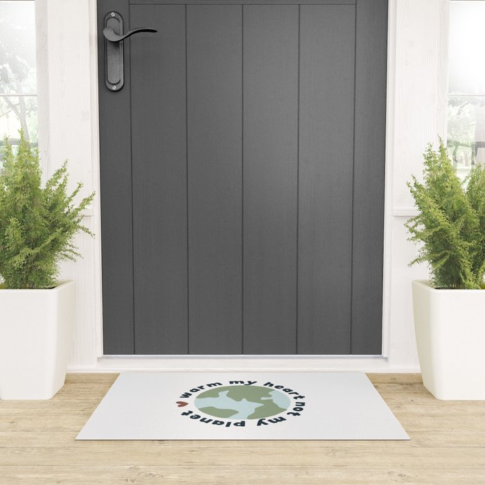 Warm my heart not my planet Welcome Mat Gallery Image 3