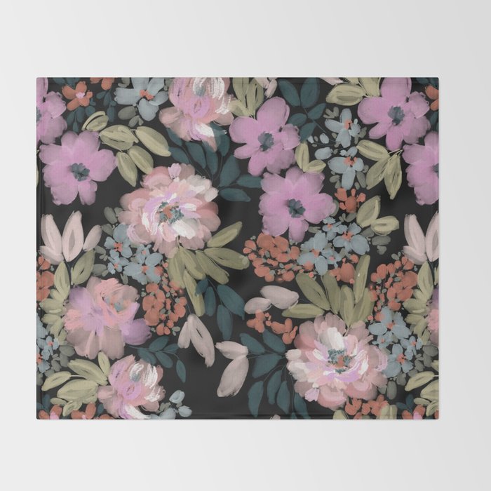 Viv Bloom Throw Blanket Gallery Image 2