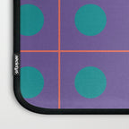 Retro Geometric Circle Grid Laptop Sleeve Gallery Image 3