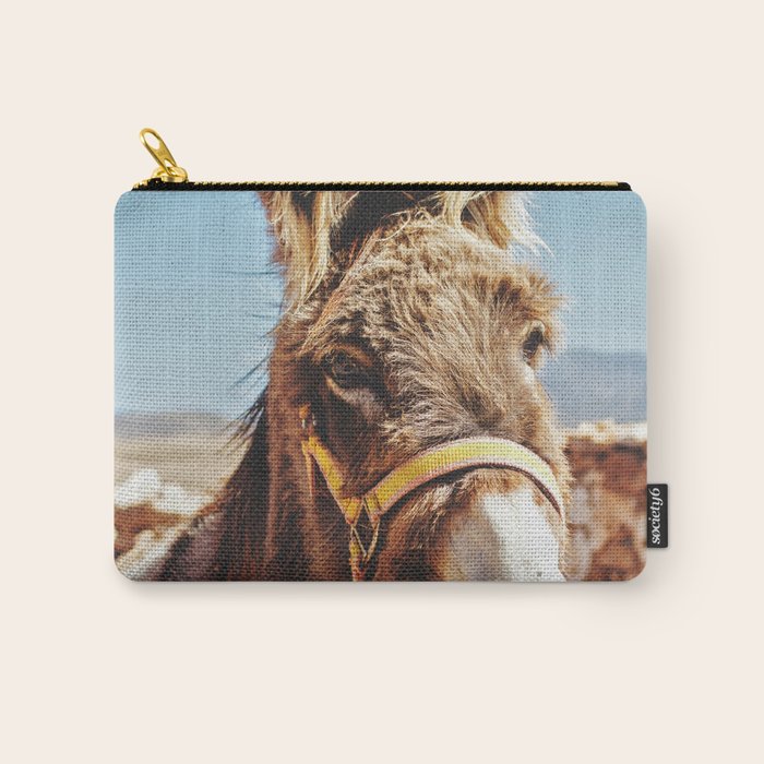 Donkey photo Carry All Pouch Gallery Image 1