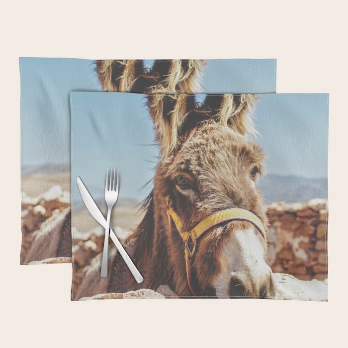 Donkey photo Placemat Gallery Image 1