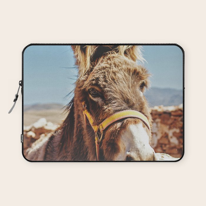 Donkey photo Laptop Sleeve Gallery Image 1