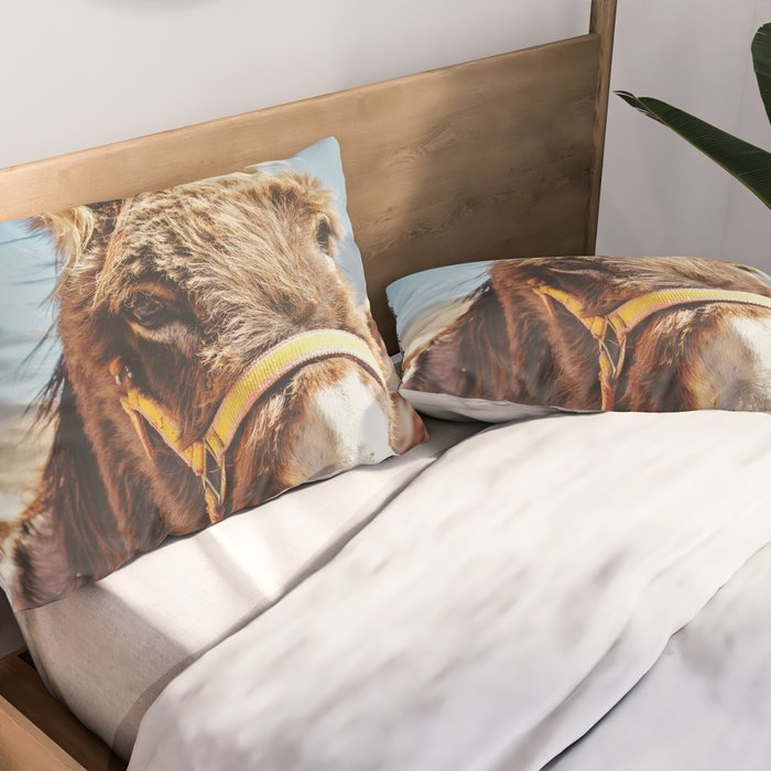 Donkey photo Pillow Sham Gallery Image 2