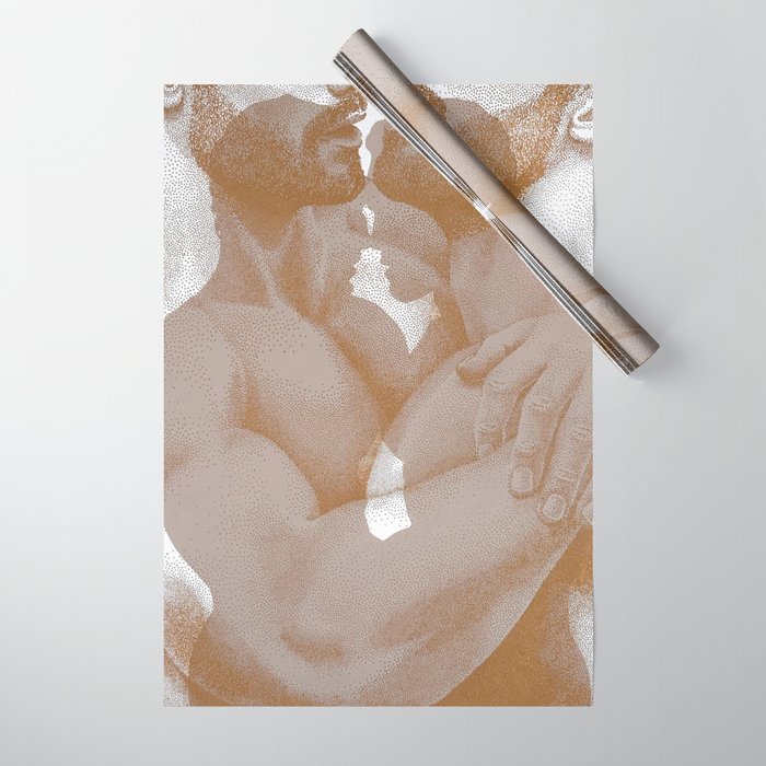 Bodies Entwined NOODDOODs Wrapping Paper Gallery Image 1
