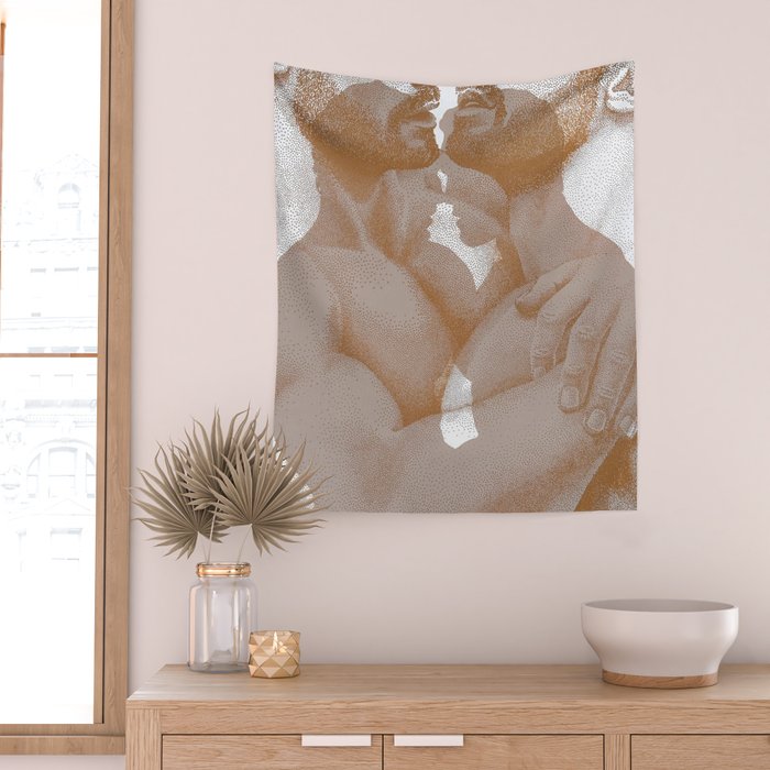 Bodies Entwined NOODDOODs Wall Tapestry Gallery Image 2