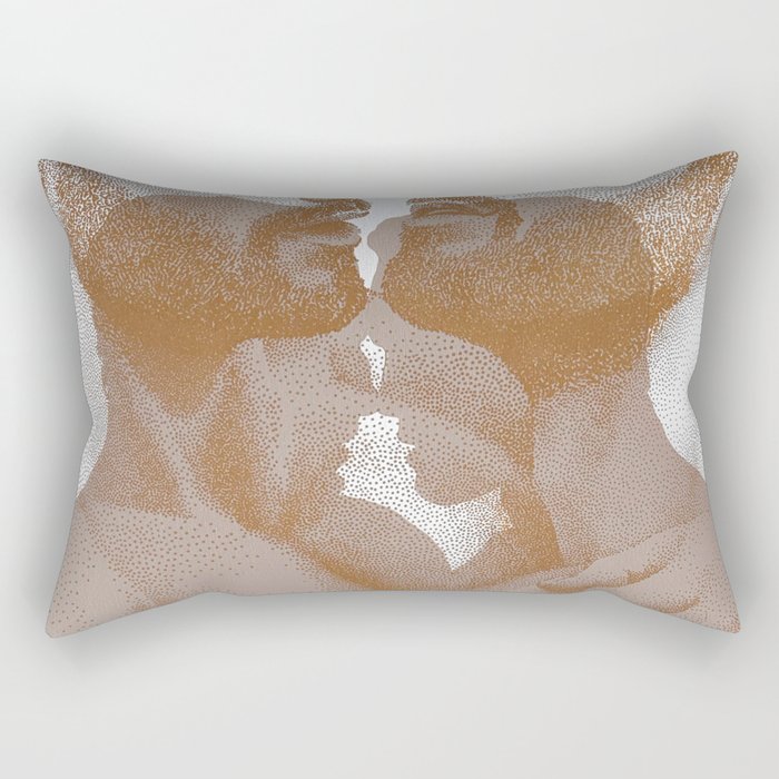 Bodies Entwined NOODDOODs Rectangular Pillow Gallery Image 1