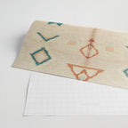 Vintage Moroccan Berber Carpet Wrapping Paper Gallery Image 2