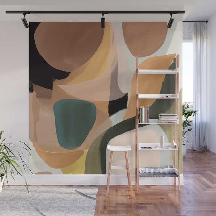 Modern Abstract Art 149 Wall Mural Gallery Image 1