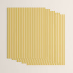 Minimal Arch XXXV Sunshine Yellow Modern Geometric Lines Wrapping Paper Gallery Image 3