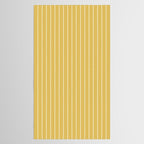 Minimal Arch XXXV Sunshine Yellow Modern Geometric Lines Tablecloth Gallery Image 2