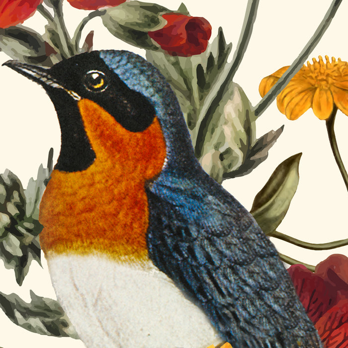 Little Bird and Flowers Coffee Mug Gallery Image 2