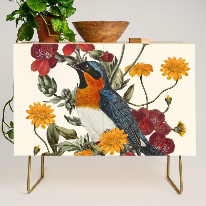 Little Bird and Flowers Credenza Gallery Image 1