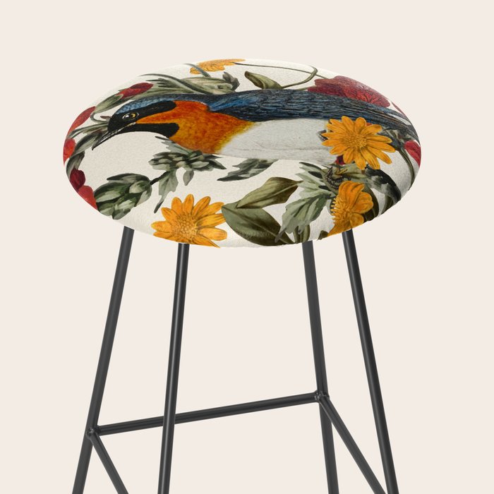 Little Bird and Flowers Stool Gallery Image 2
