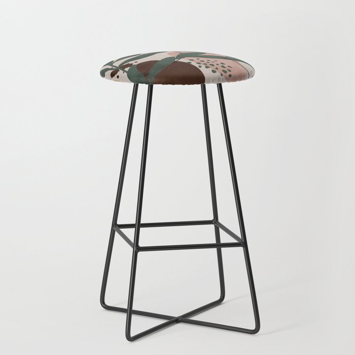 Abstract nature painting 89 Stool Gallery Image 1