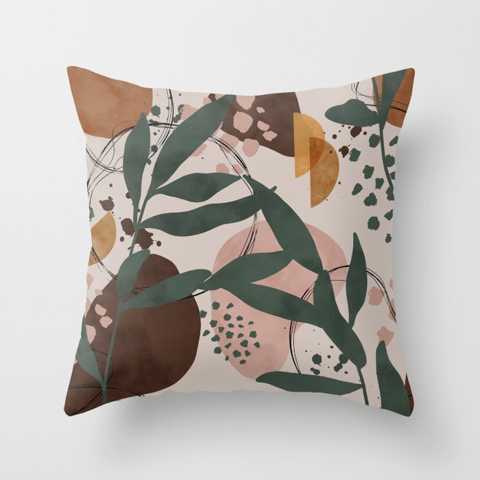 Abstract nature painting 89 Throw Pillow Gallery Image 6