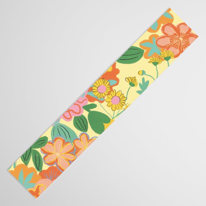 Yellow floral Table Runner Gallery Image 3