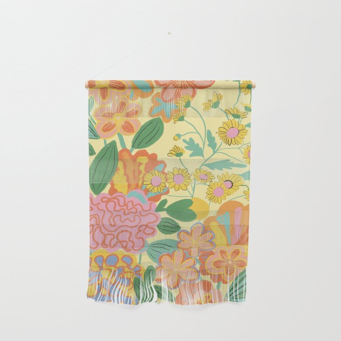 Yellow floral Wall Hanging Gallery Image 1