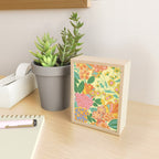 Yellow floral Mini Art Print Gallery Image 2