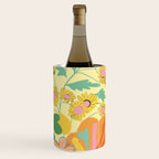 Yellow floral Wine Chiller Gallery Image 3